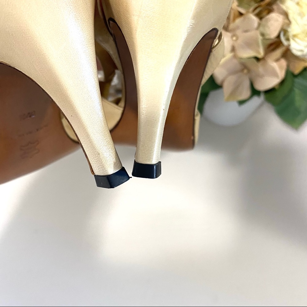 Cap-toe Genuine Leather Lady Continental Heels - Picture 7 of 12